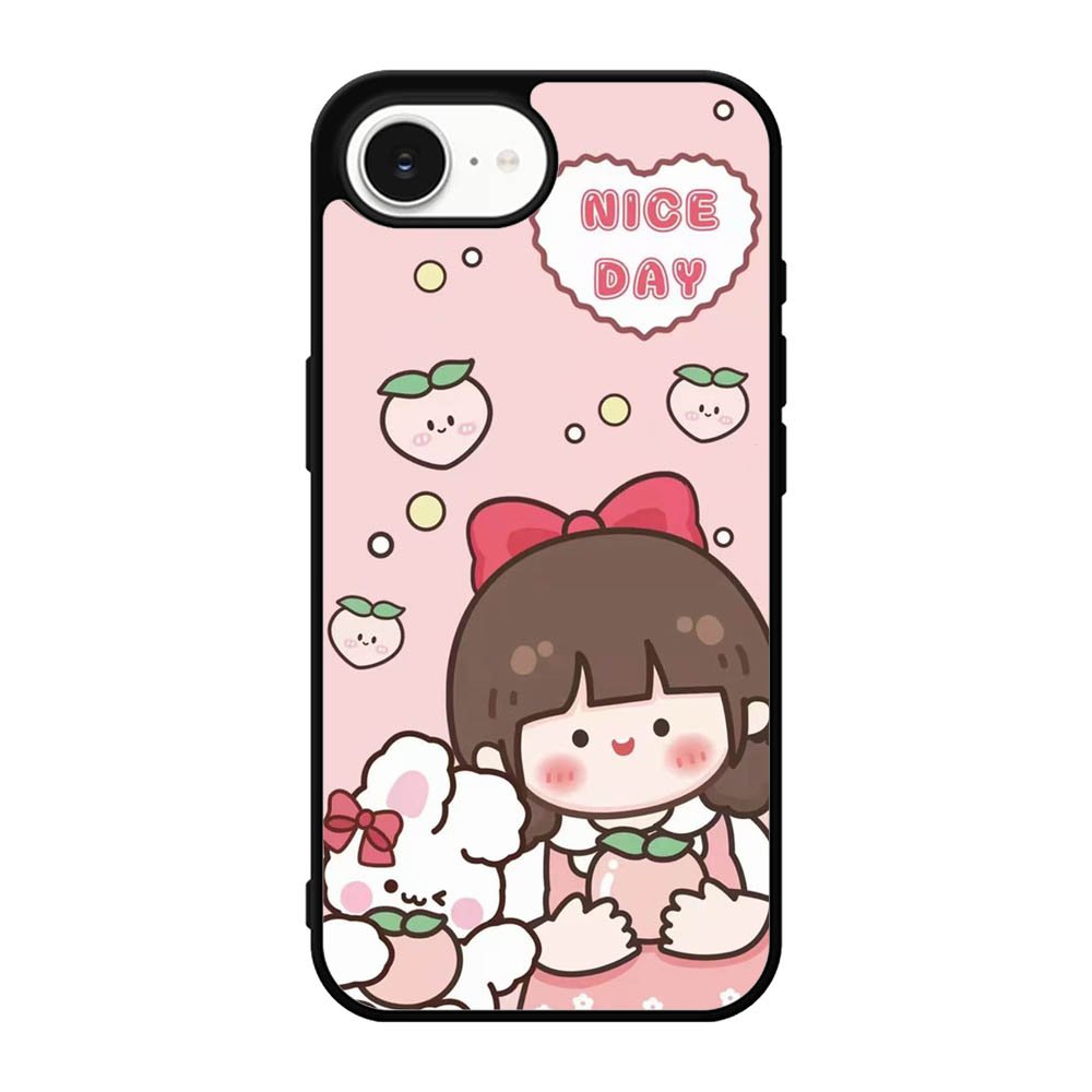 Peach Cute Nice Day iPhone 17e Case OV11224