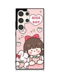 Peach Cute Nice Day Samsung Galaxy S24 Ultra 5G Case OV11224