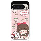 Peach Cute Nice Day Google Pixel 9 | Pixel 9 Pro Case OV11224