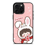 Cute Rabbit Sweet iPhone 16 Pro Max Case OV11206