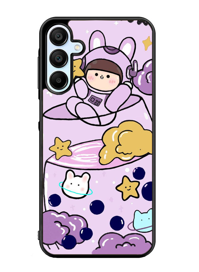 Cute Purple Bobba Samsung Galaxy A35 5G Case OV11205
