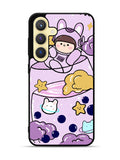 Cute Purple Bobba Samsung Galaxy S24 FE 5G Case OV11205