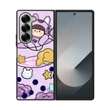 Cute Purple Bobba Samsung Galaxy Z Fold 7 5G Case OV11205