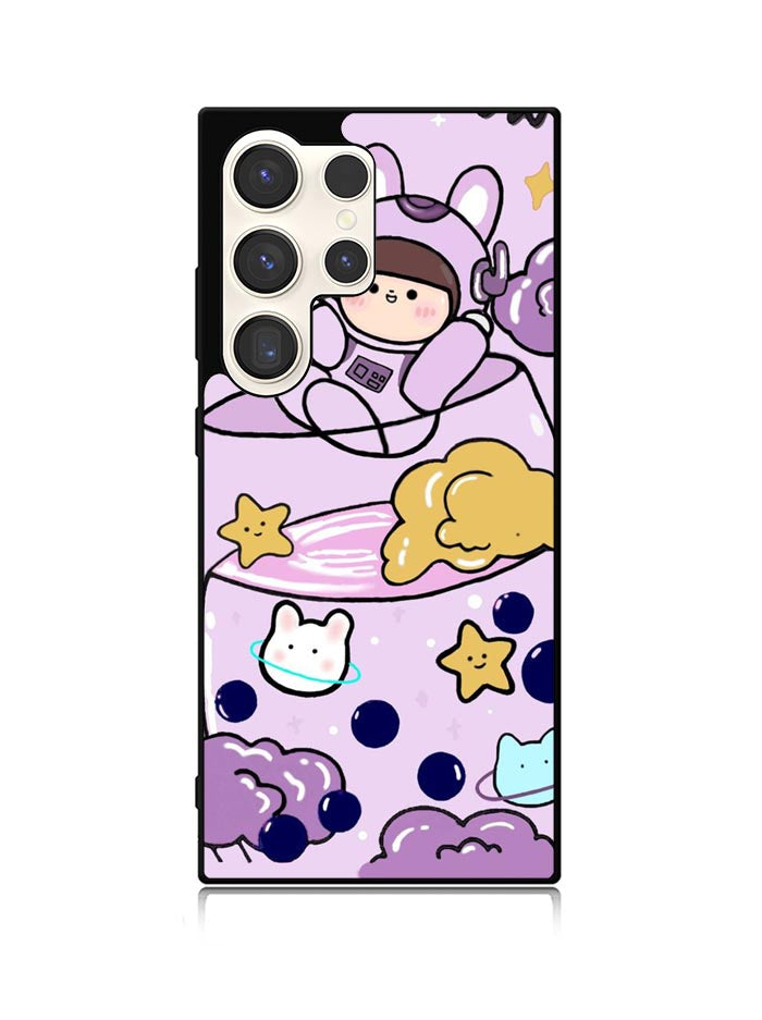Cute Purple Bobba Samsung Galaxy S23 Ultra 5G Case QC11205