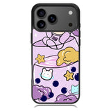 Cute Purple Bobba iPhone 17 Pro Case OV11205