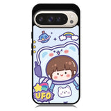 Cute Blue Space Ufo Google Pixel 10 Pro XL Case OV11201