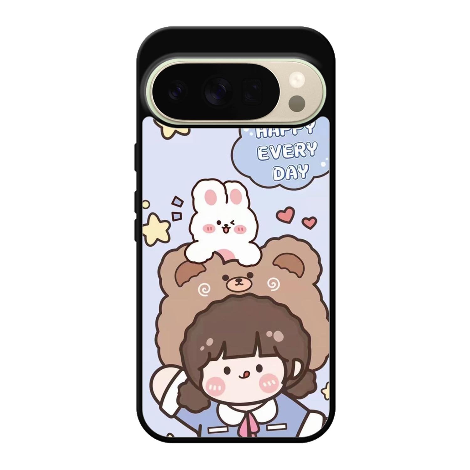 Cute and Happy Everyday Google Pixel 10 Pro XL Case QC11197