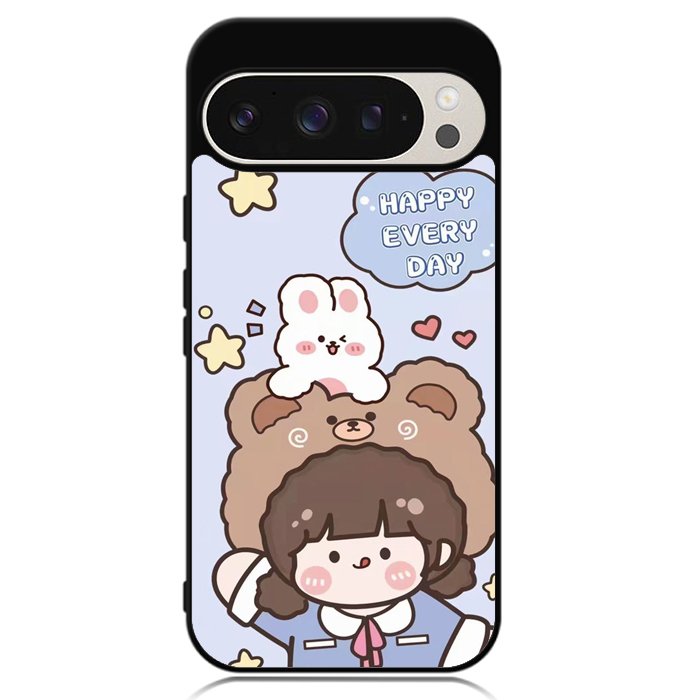 Cute and Happy Everyday Google Pixel 9 | Pixel 9 Pro Case OV11197