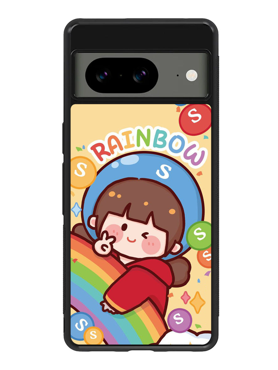Cutei Rainbow Candy Google Pixel 8 Case QC11217