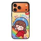 Cutei Rainbow Candy iPhone 17 Pro Case QC11217