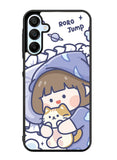 Cute Sleeping with the cat Samsung Galaxy A35 5G Case OV11213