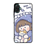 Cute Sleeping with the cat Samsung Galaxy A07 Case OV11213