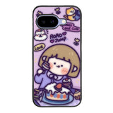 Cute Roro Jump Eat the Sweet Cake Google Pixel 10A Case QC11210