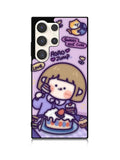 Cute Roro Jump Eat the Sweet Cake Samsung Galaxy S24 Ultra 5G Case OV11210
