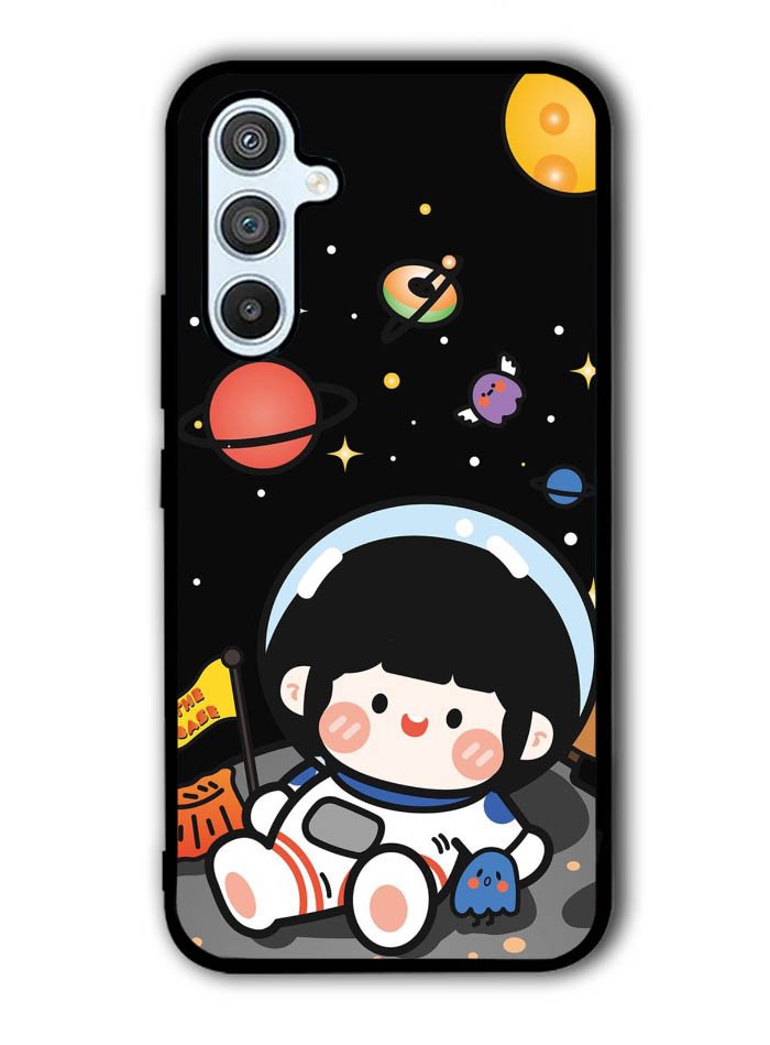 Cute Roro Jump and Astronaut Samsung Galaxy A54 5G Case OV11207