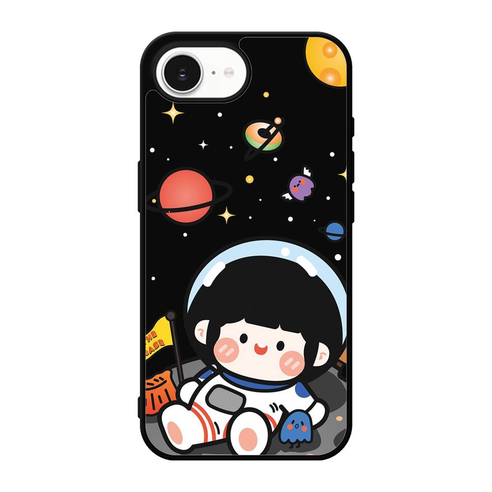 Cute Roro Jump and Astronaut iPhone 17e Case OV11207