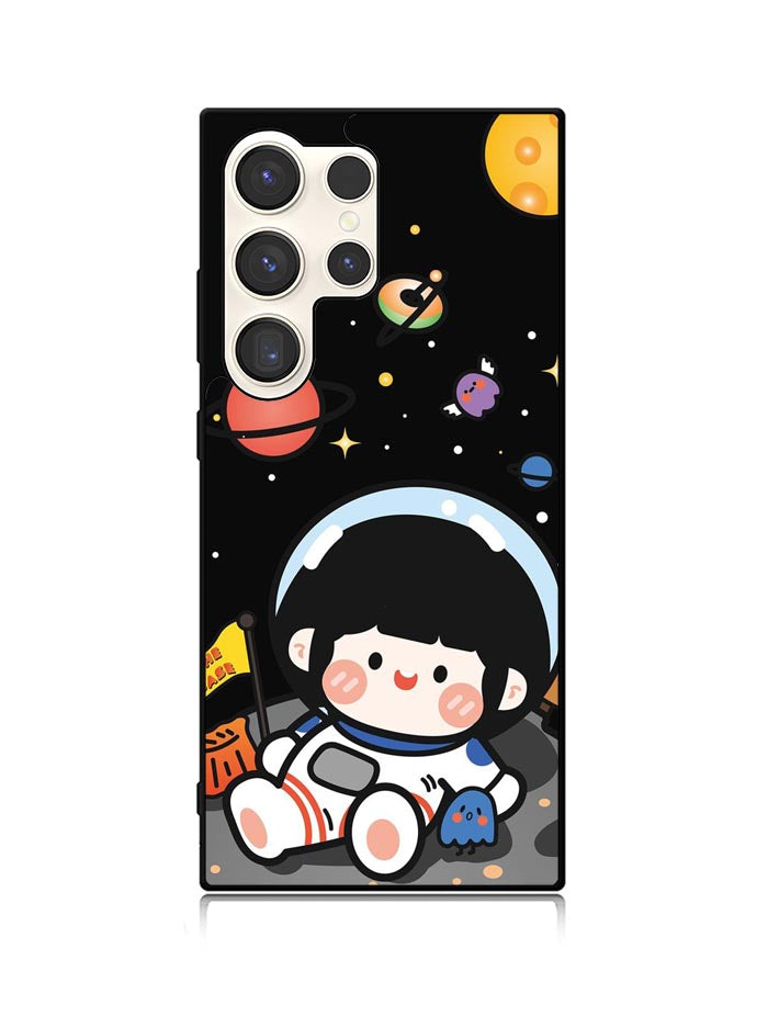 Cute Roro Jump and Astronaut Samsung Galaxy S24 Ultra 5G Case OV11207