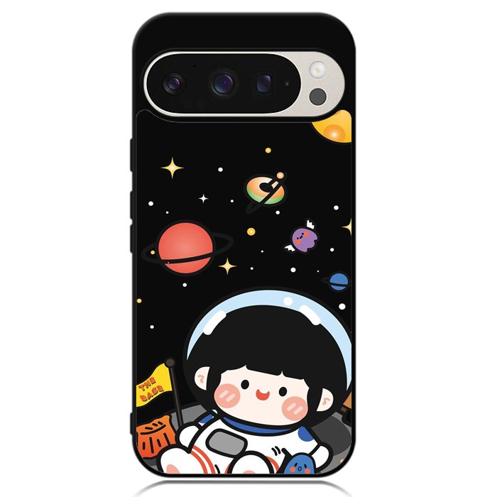 Cute Roro Jump and Astronaut Google Pixel 9 | Pixel 9 Pro Case OV11207