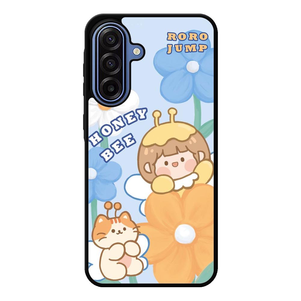 Cute Roro Jump And Honey Bee Samsung Galaxy A17 Case OV11208