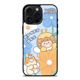 Cute Roro Jump And Honey Bee iPhone 16 Pro Max Case OV11208