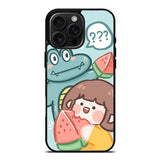 Cute Eat Watermelon iPhone 16 Pro Max Case OV11203