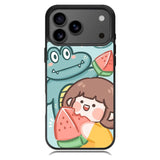 Cute Eat Watermelon iPhone 17 Pro Case OV11203