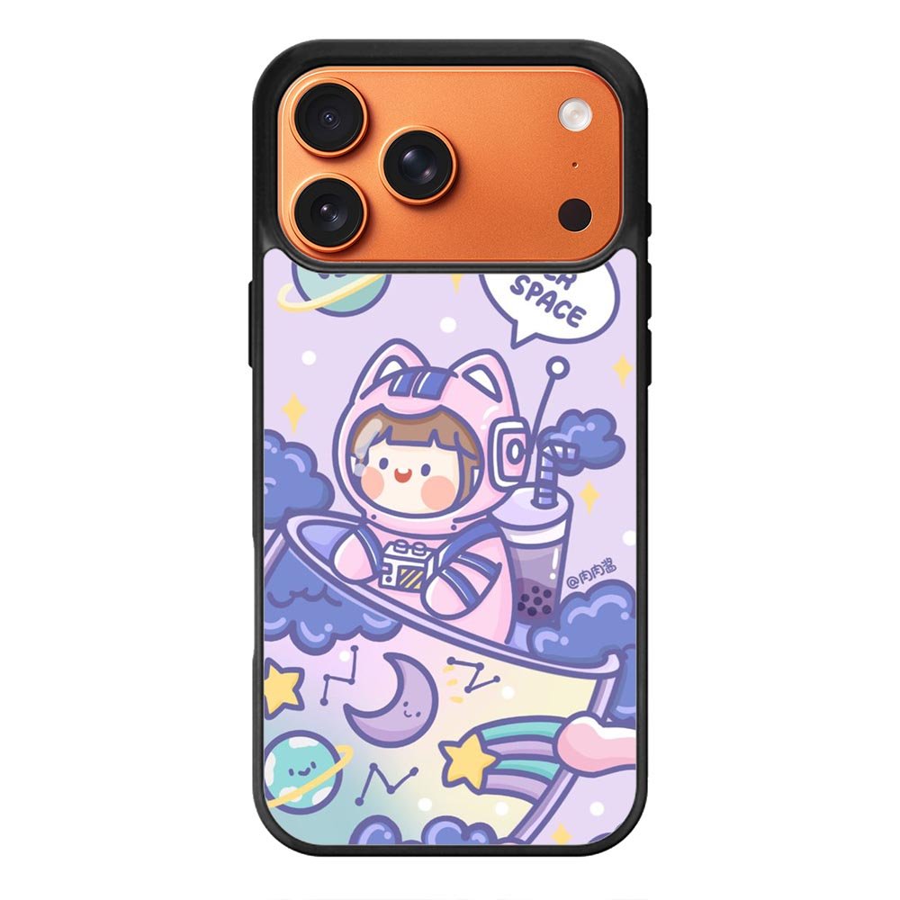 Cute Suger Space iPhone 17 Pro Case OV11216