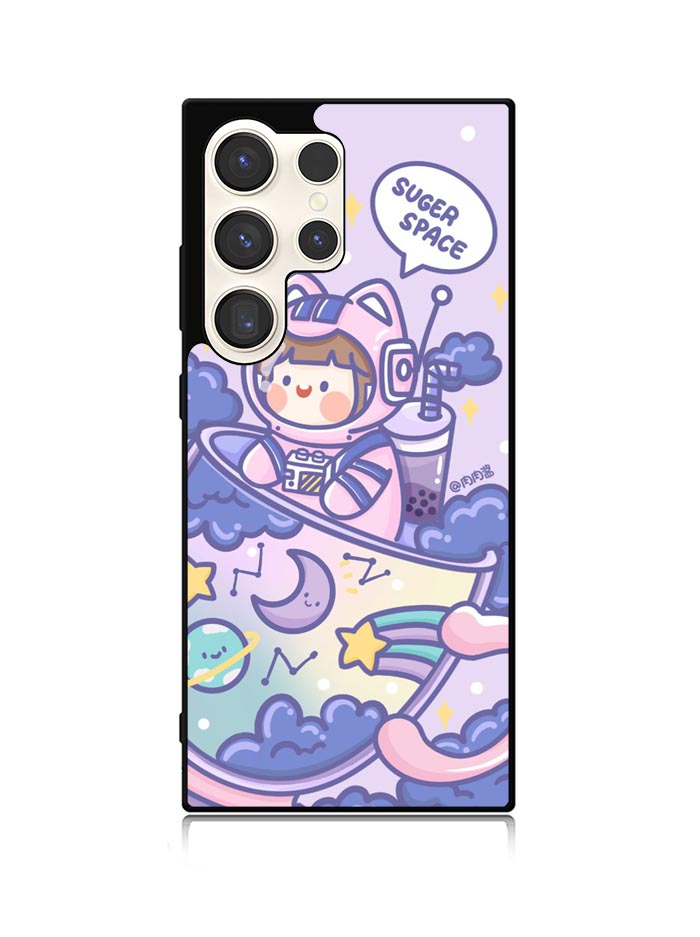 Cute Suger Space Samsung Galaxy S23 Ultra 5G Case QC11216
