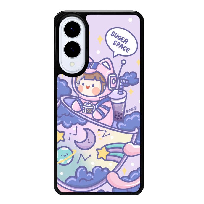 Cute Suger Space Samsung Galaxy S25 Edge 5G Case OV11216