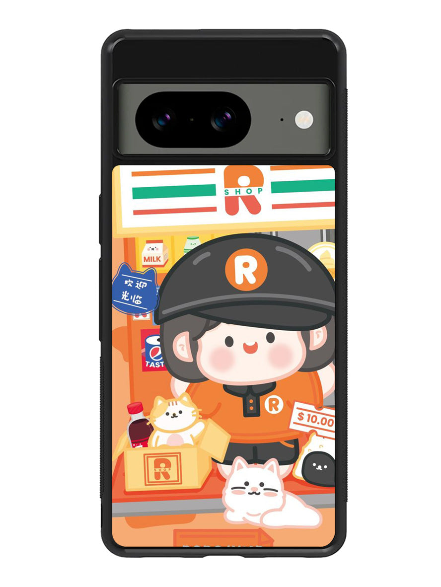 Cute Roro Jump market Shop Google Pixel 8A Case QC11211