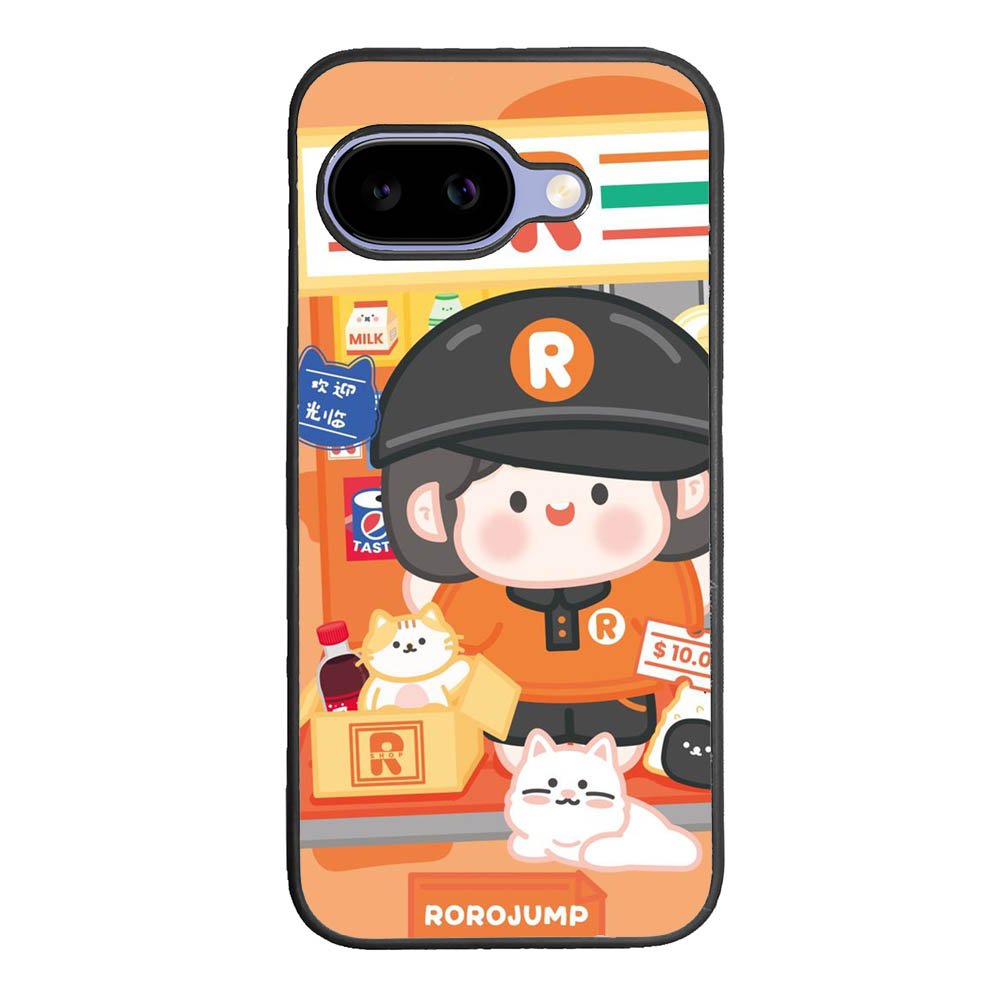 Cute Roro Jump market Shop Google Pixel 10A Case QC11211