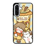 Cute Roro Jump Milk Tea Station Samsung Galaxy A26 5G Case OV11212