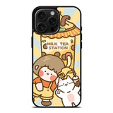 Cute Roro Jump Milk Tea Station iPhone 16 Pro Max Case OV11212