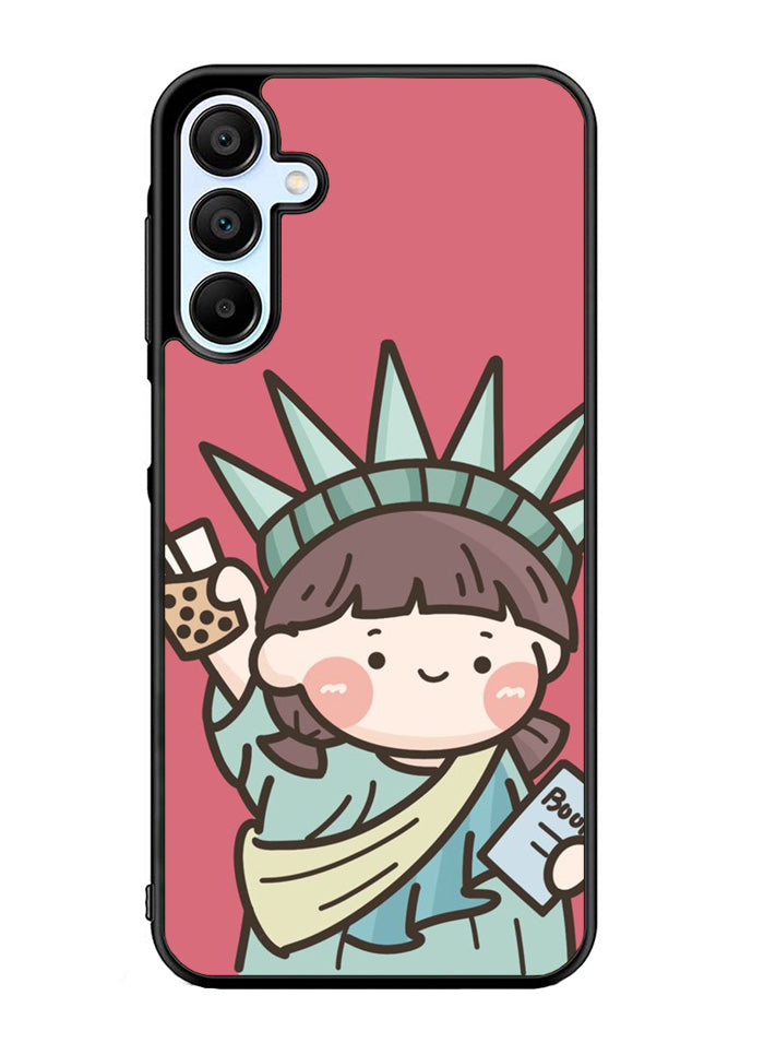 Cute Roro Jump and Liberty Samsung Galaxy A35 5G Case OV11209
