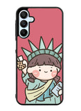 Cute Roro Jump and Liberty Samsung Galaxy A35 5G Case OV11209