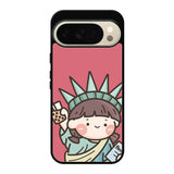 Cute Roro Jump and Liberty Google Pixel 10 Pro XL Case OV11209