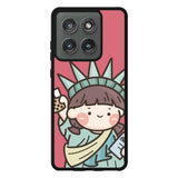 Cute Roro Jump and Liberty Motorola Moto Edge 2025 Case OV11209