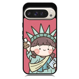 Cute Roro Jump and Liberty Google Pixel 10 Pro XL Case OV11209