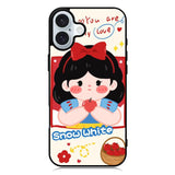 Cute Snow White iPhone 16 Case QC11214