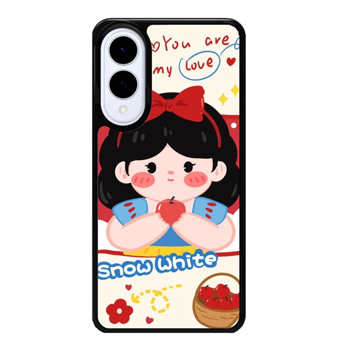 Cute Snow White Samsung Galaxy S25 Edge 5G Case OV11214