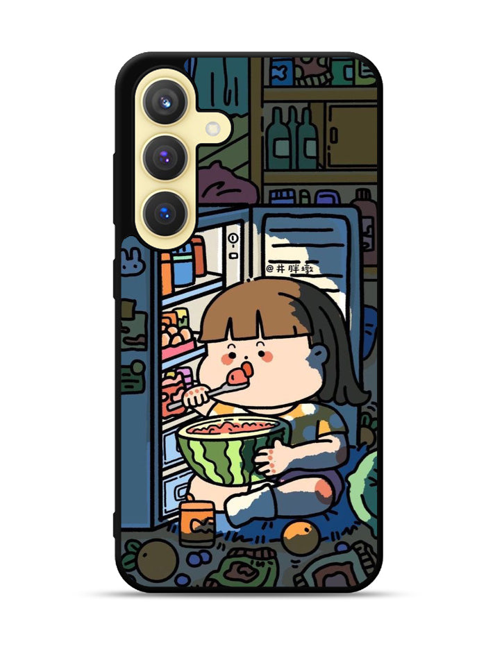 Cute Eat in The Night Samsung Galaxy S23 5G Case QC11202