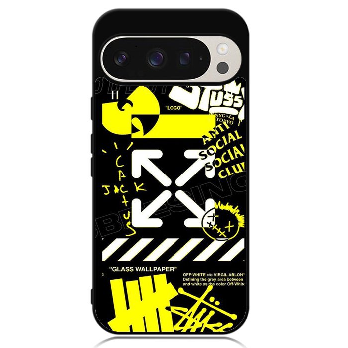 Hypebeast Yellow Black Google Pixel 9 | Pixel 9 Pro Case OV11221
