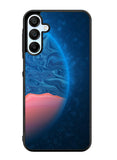 planet blue orange Samsung Galaxy A35 5G Case OV11001