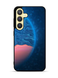 planet blue orange Samsung Galaxy S25 5G Case OV11001