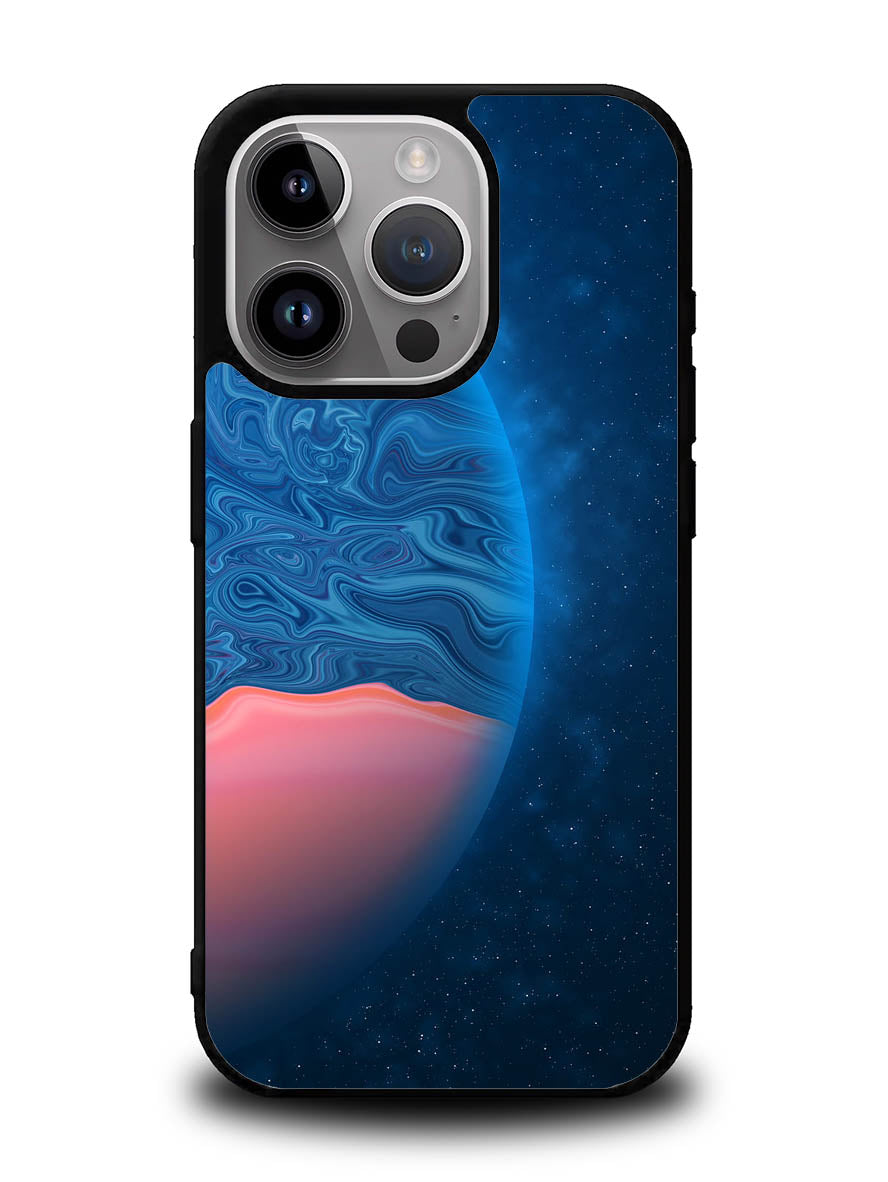 planet blue orange iPhone 14 Pro Max Case QC11001