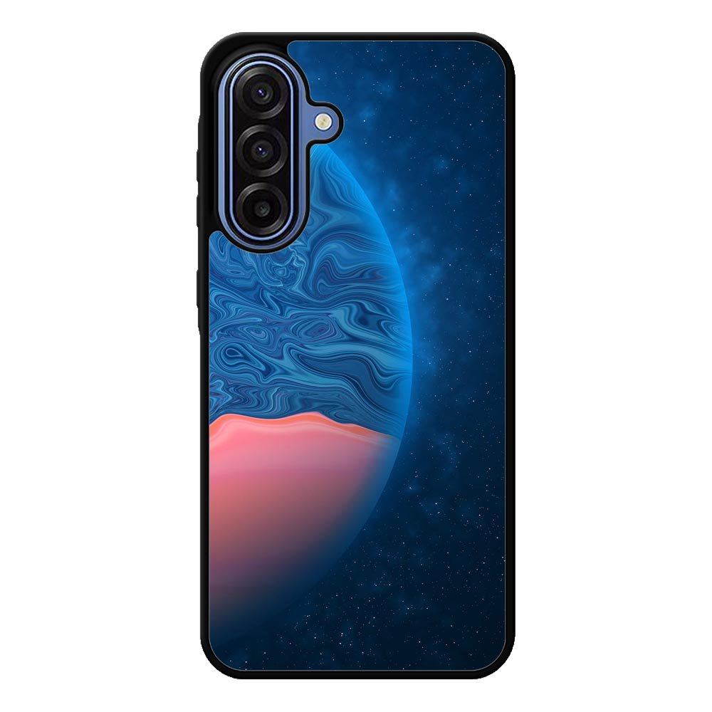 planet blue orange Samsung Galaxy A17 Case QC11001