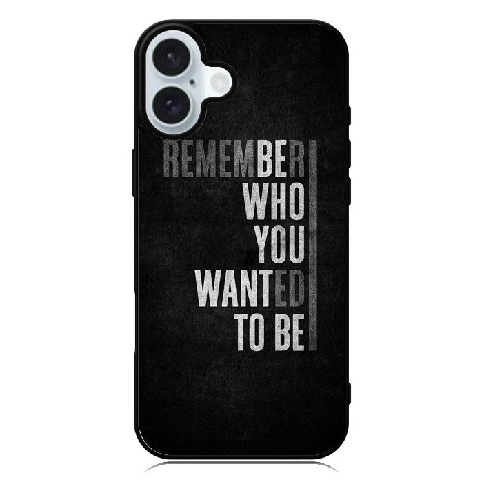 Motivational Quote iPhone 16 Case QC10979