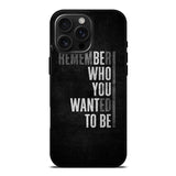 Motivational Quote iPhone 16 Pro Case OV10979
