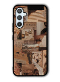 Aesthetic Brown Samsung Galaxy A54 5G Case OV11233