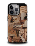 Aesthetic Brown iPhone 14 Pro Max Case QC11233